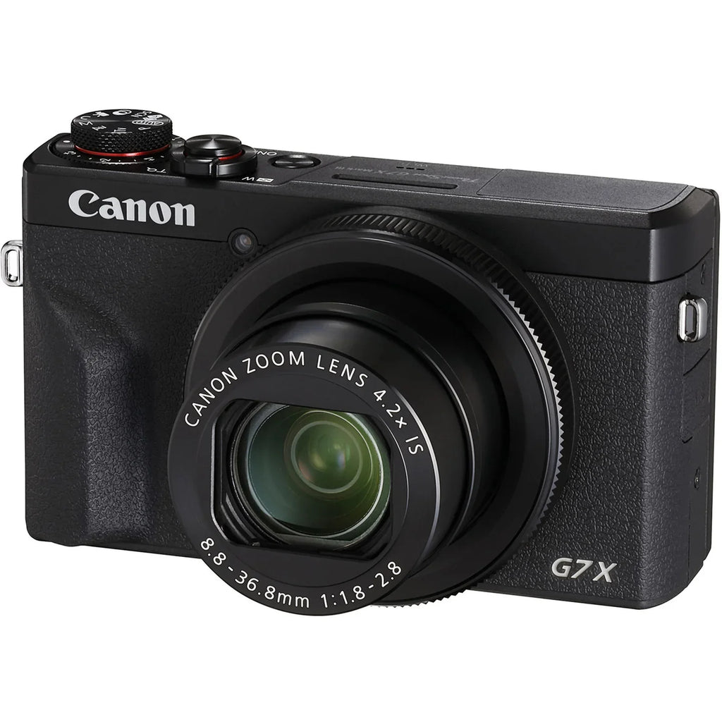 Canon PowerShot G7 X Mark III – Black | 20.1MP 4K Vlogging Camera with Wi-Fi & Bluetooth