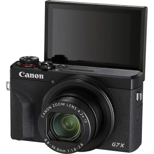 Canon PowerShot G7 X Mark III – Black | 20.1MP 4K Vlogging Camera with Wi-Fi & Bluetooth